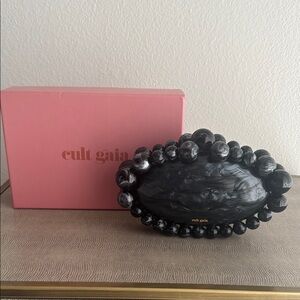 Cult Gaia Black Beaded Bracelet